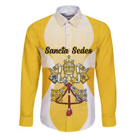 Personalized Holy See - Vatican City Family Matching Off Shoulder Short Dress and Hawaiian Shirt Sporty Style
