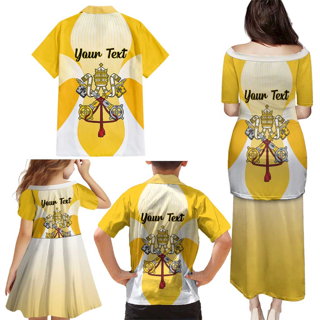Personalized Holy See - Vatican City Family Matching Puletasi and Hawaiian Shirt Sporty Style