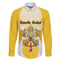 Personalized Holy See - Vatican City Family Matching Short Sleeve Bodycon Dress and Hawaiian Shirt Sporty Style