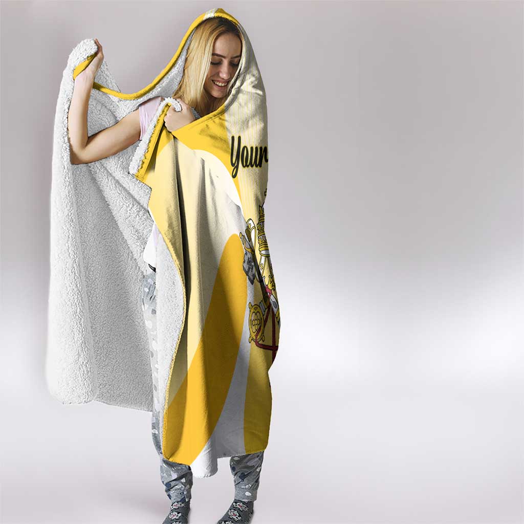 Personalized Holy See - Vatican City Hooded Blanket Sporty Style