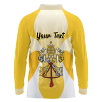 Personalized Holy See - Vatican City Long Sleeve Polo Shirt Sporty Style