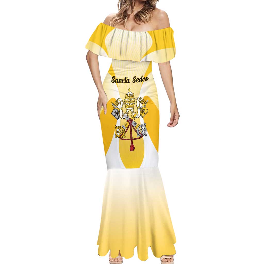 Personalized Holy See - Vatican City Mermaid Dress Sporty Style