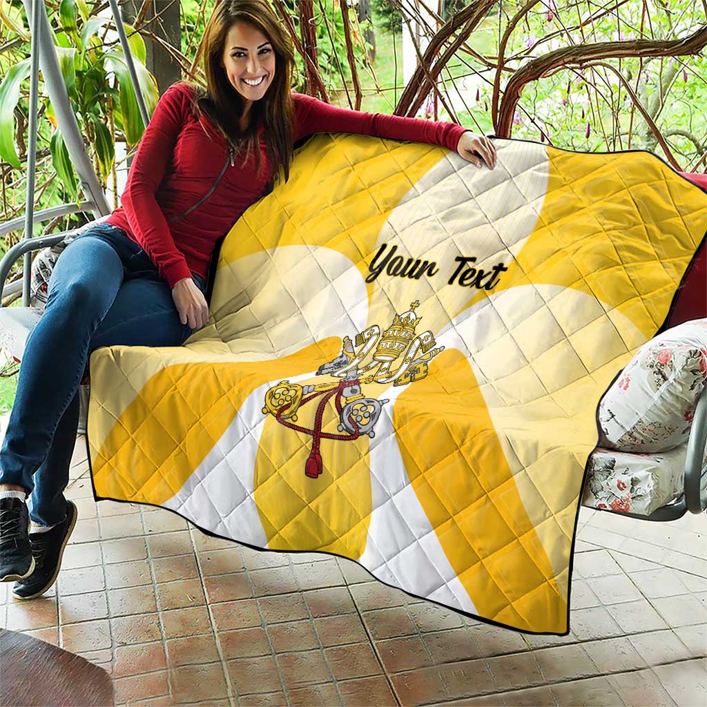 Personalized Holy See - Vatican City Quilt Sporty Style