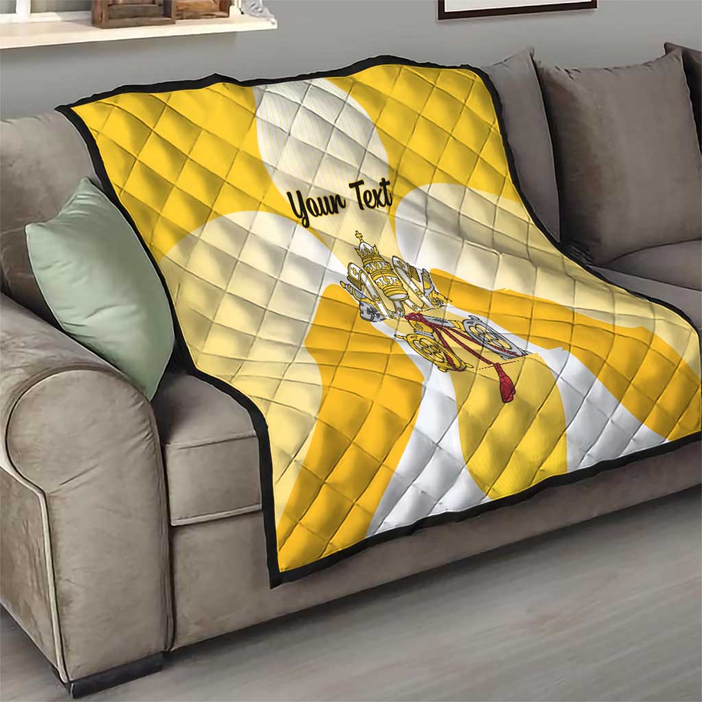 Personalized Holy See - Vatican City Quilt Sporty Style