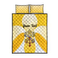 Personalized Holy See - Vatican City Quilt Bed Set Sporty Style