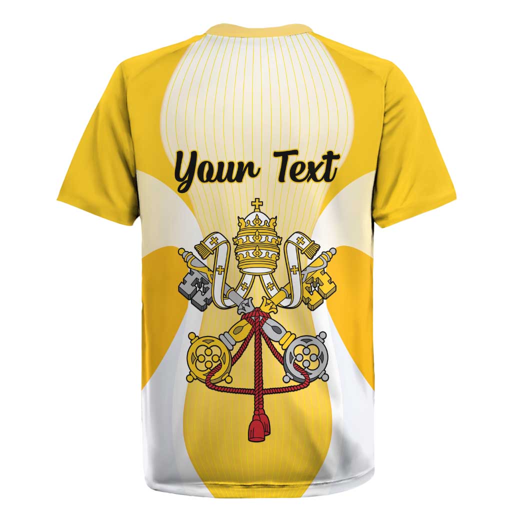 Personalized Holy See - Vatican City Rugby Jersey Sporty Style