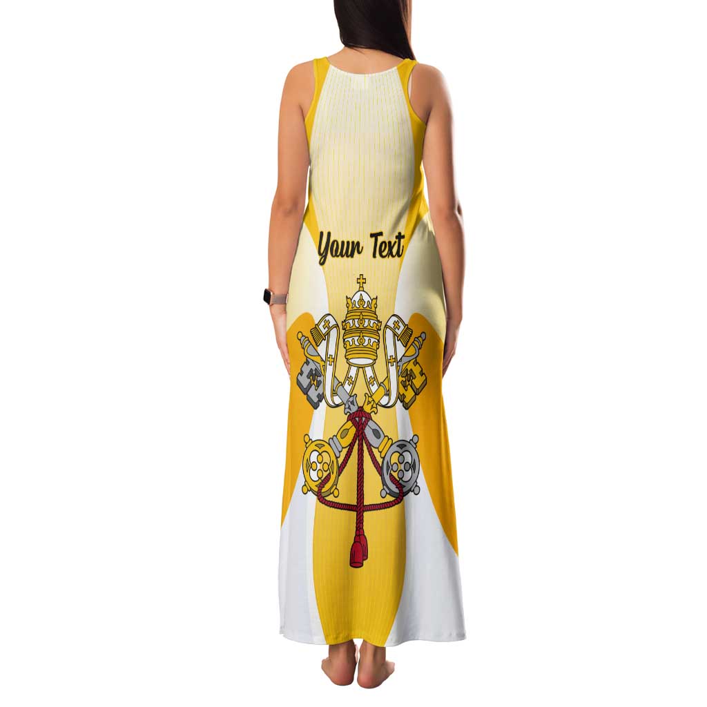Personalized Holy See - Vatican City Tank Maxi Dress Sporty Style