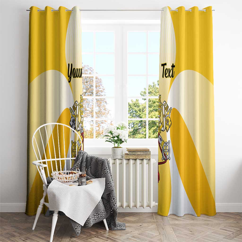 Personalized Holy See - Vatican City Window Curtain Sporty Style
