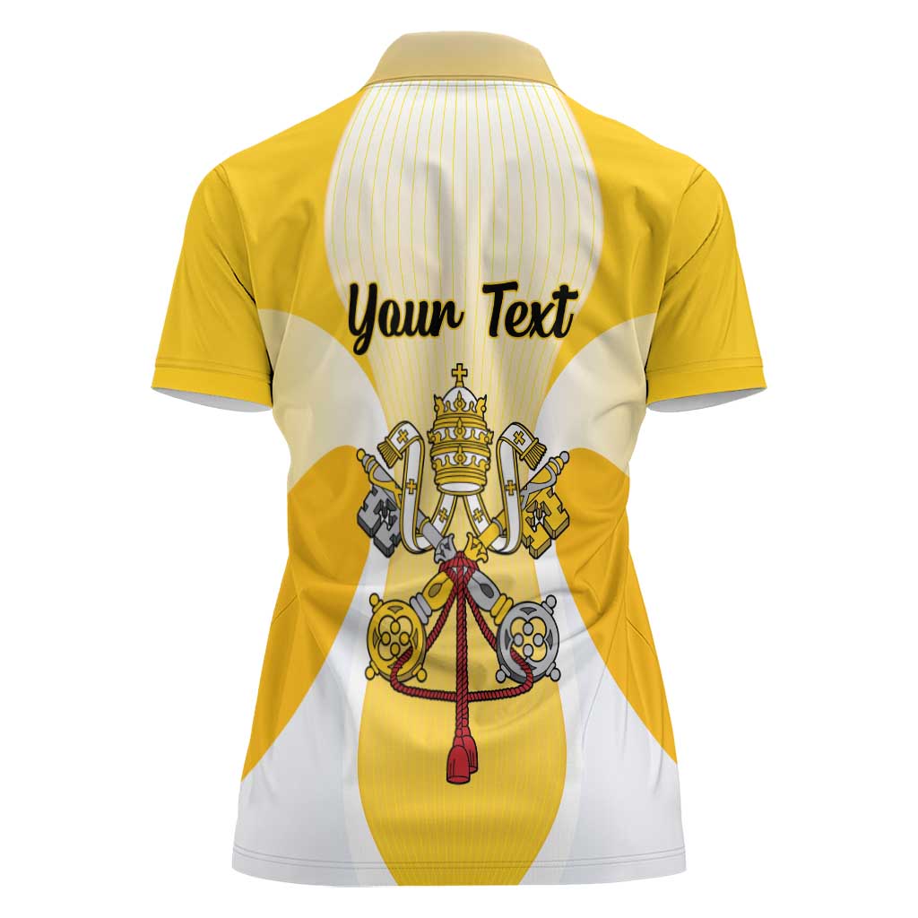 Personalized Holy See - Vatican City Women Polo Shirt Sporty Style