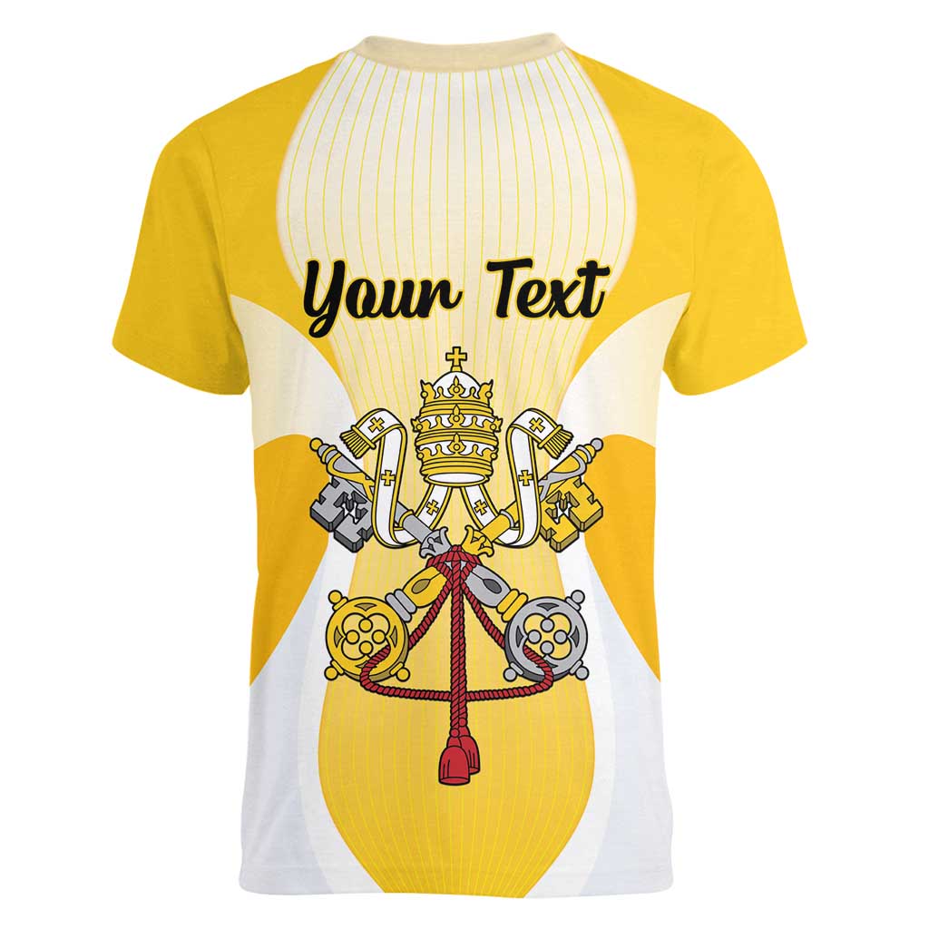 Personalized Holy See - Vatican City Women V-Neck T-Shirt Sporty Style