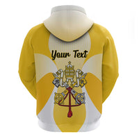 Personalized Holy See - Vatican City Zip Hoodie Sporty Style