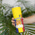Custom Andorra Coat Of Arms Skinny Tumbler Narcissus Poeticus Flowers Flag Style