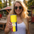 Custom Andorra Coat Of Arms Skinny Tumbler Narcissus Poeticus Flowers Flag Style