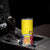 Custom Andorra Coat Of Arms Skinny Tumbler Narcissus Poeticus Flowers Flag Style