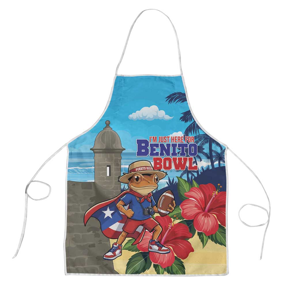 Puerto Rico Coquí Frog Apron Benito Bowl Halftime Show