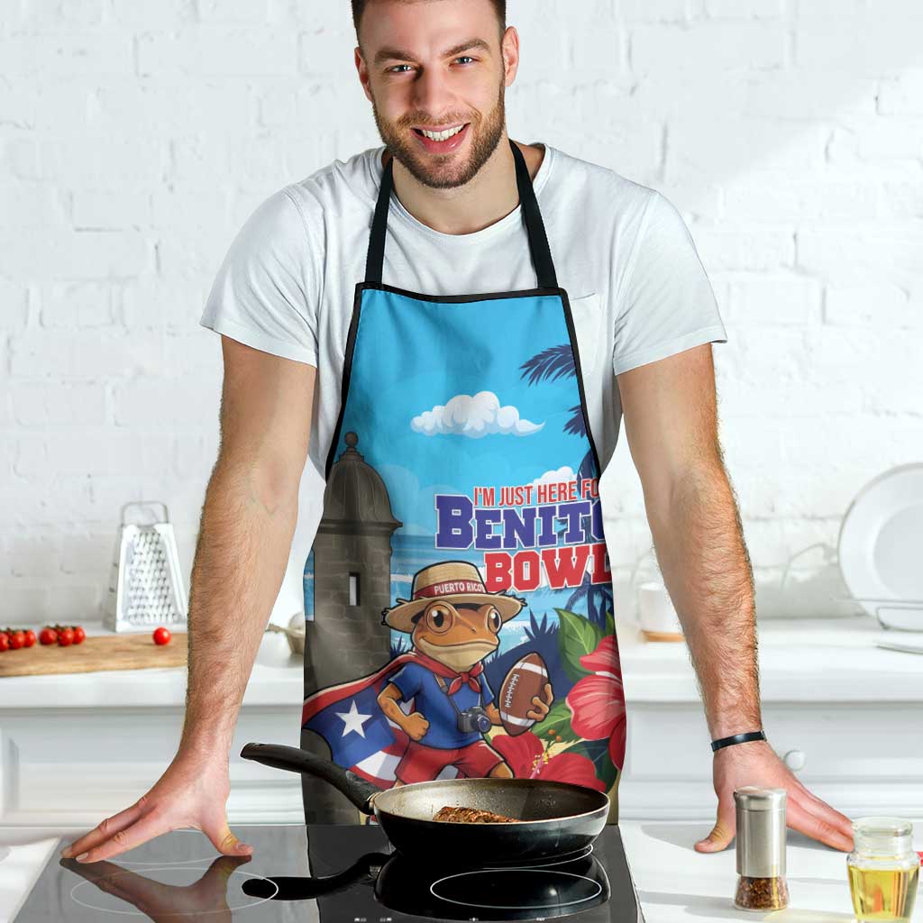 Puerto Rico Coquí Frog Apron Benito Bowl Halftime Show