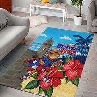 Puerto Rico Coquí Frog Area Rug Benito Bowl Halftime Show
