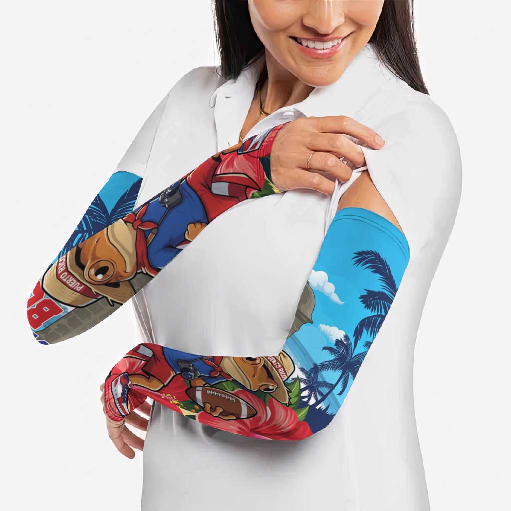 Puerto Rico Coquí Frog Arm Sleeves Benito Bowl Halftime Show