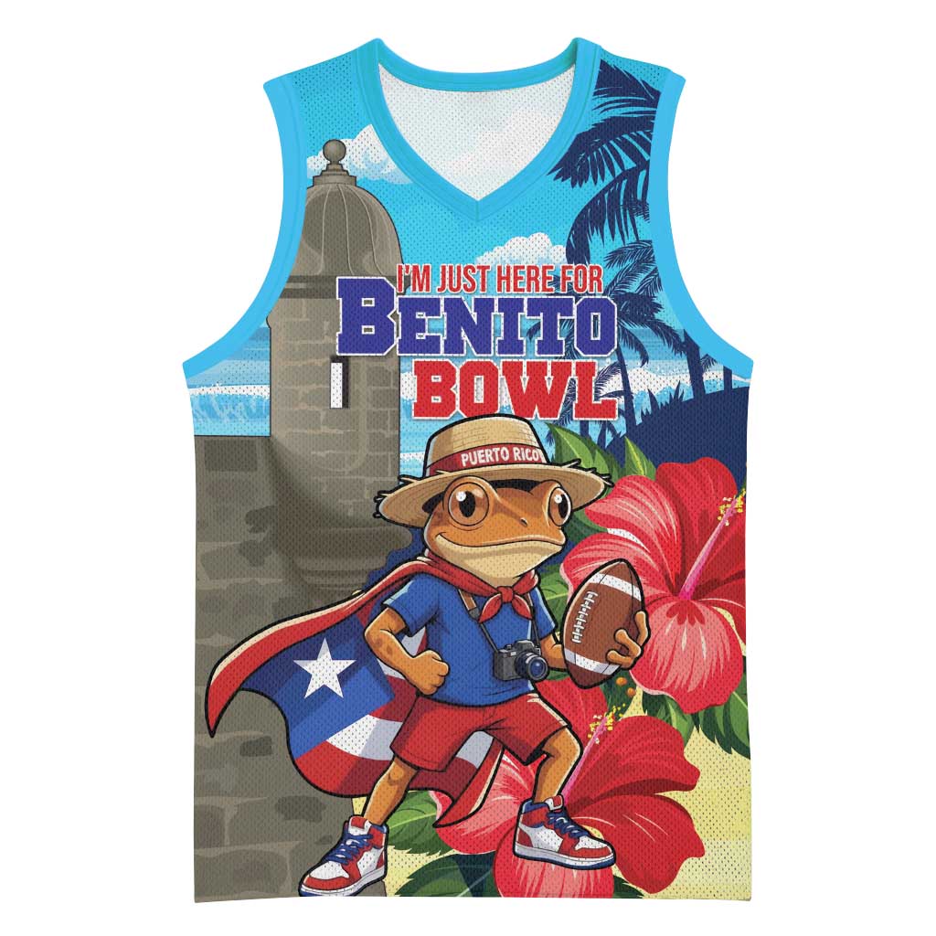 Puerto Rico Coquí Frog Basketball Jersey Benito Bowl Halftime Show