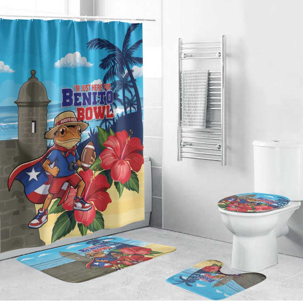 Puerto Rico Coquí Frog Bathroom Set Benito Bowl Halftime Show