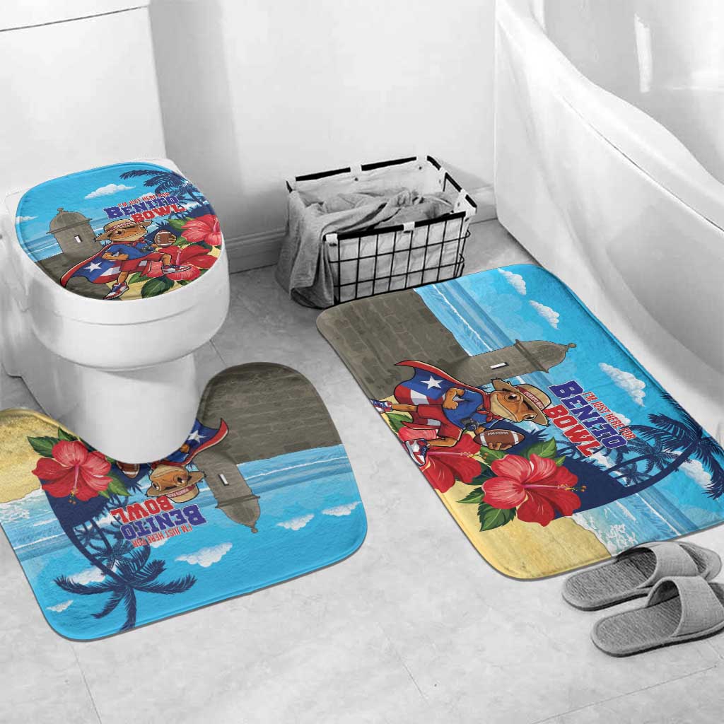 Puerto Rico Coquí Frog Bathroom Set Benito Bowl Halftime Show