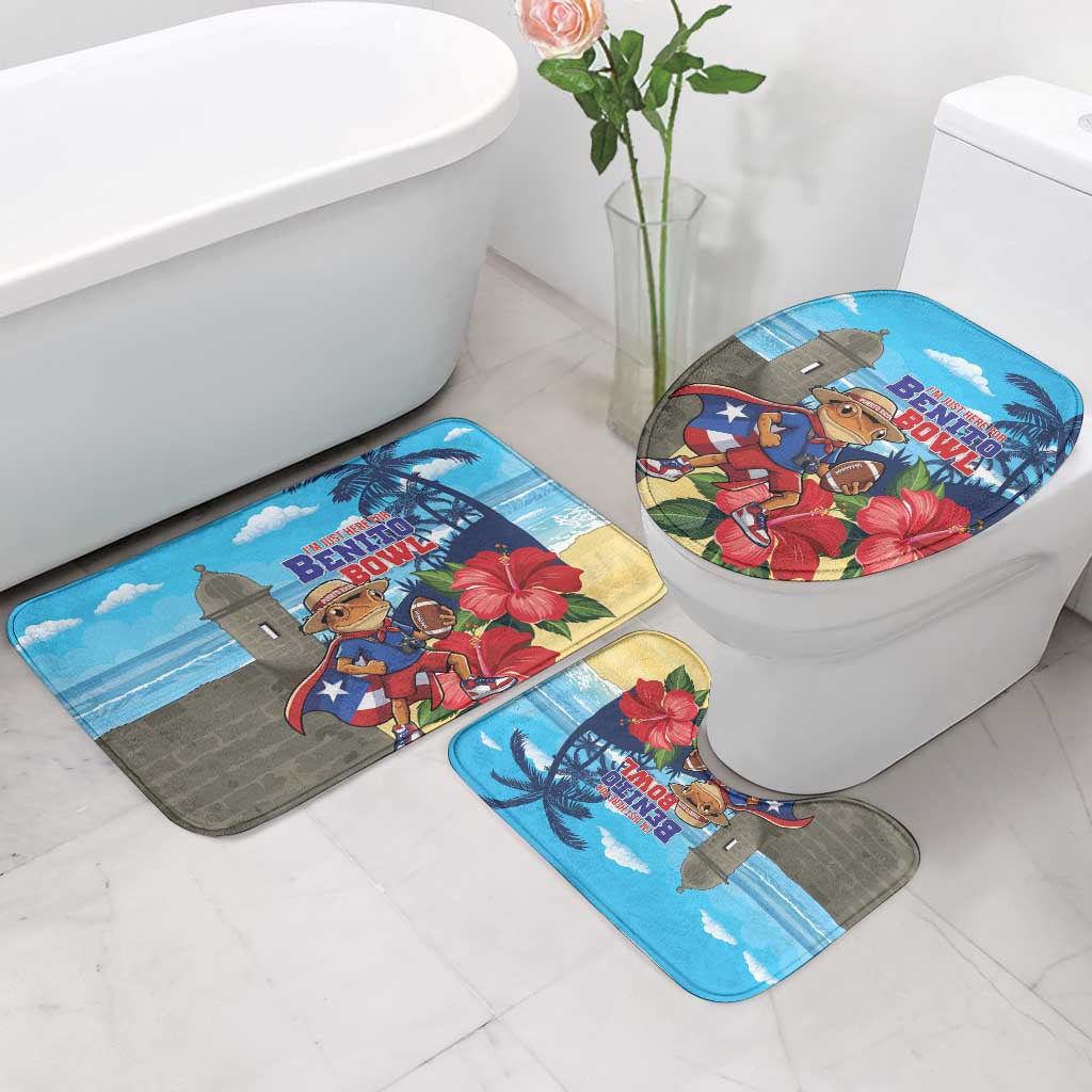 Puerto Rico Coquí Frog Bathroom Set Benito Bowl Halftime Show