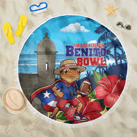 Puerto Rico Coquí Frog Beach Blanket Benito Bowl Halftime Show