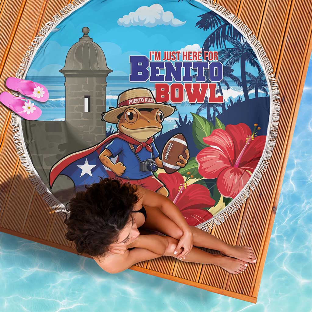 Puerto Rico Coquí Frog Beach Blanket Benito Bowl Halftime Show