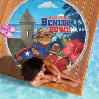 Puerto Rico Coquí Frog Beach Blanket Benito Bowl Halftime Show