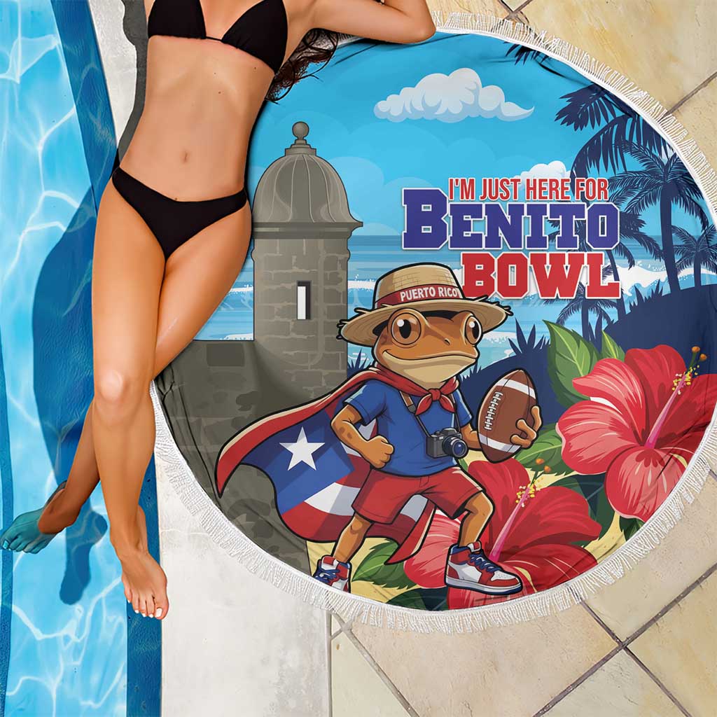 Puerto Rico Coquí Frog Beach Blanket Benito Bowl Halftime Show