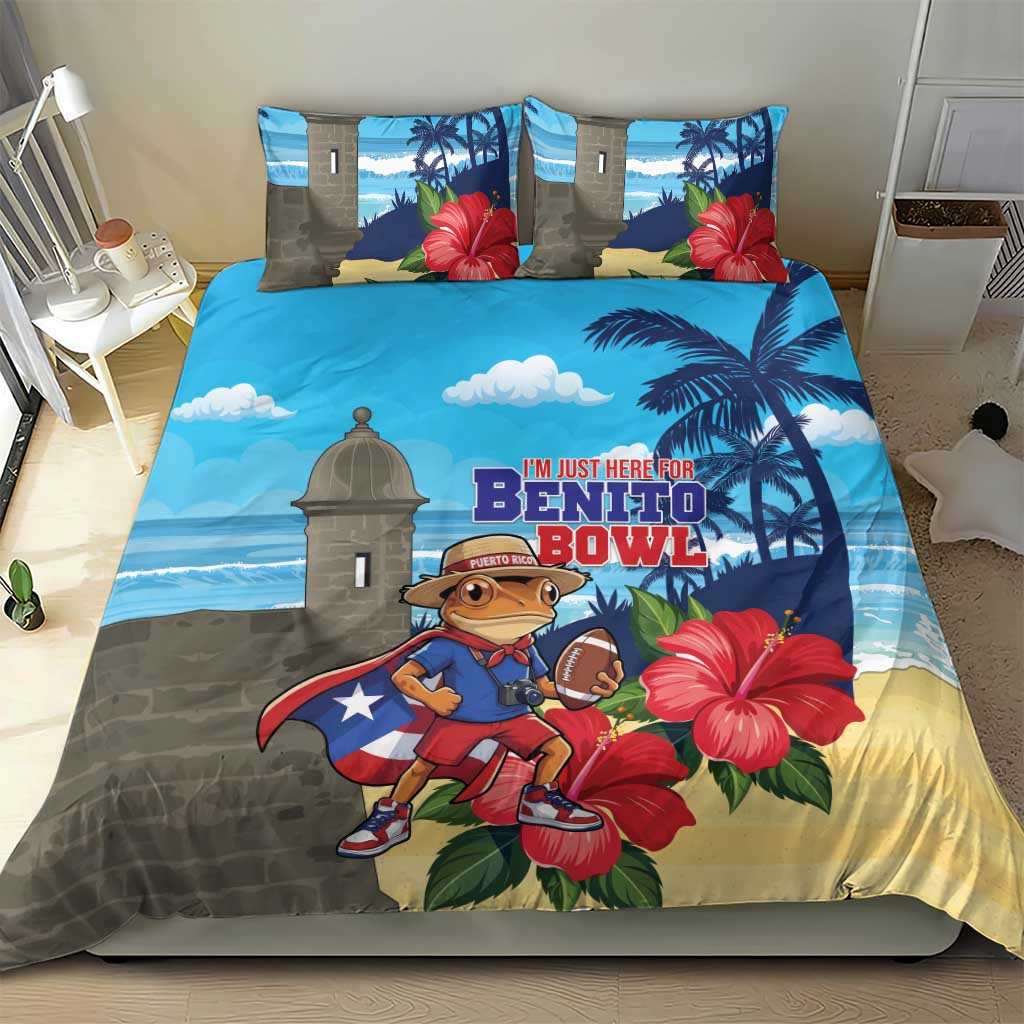 Puerto Rico Coquí Frog Bedding Set Benito Bowl Halftime Show