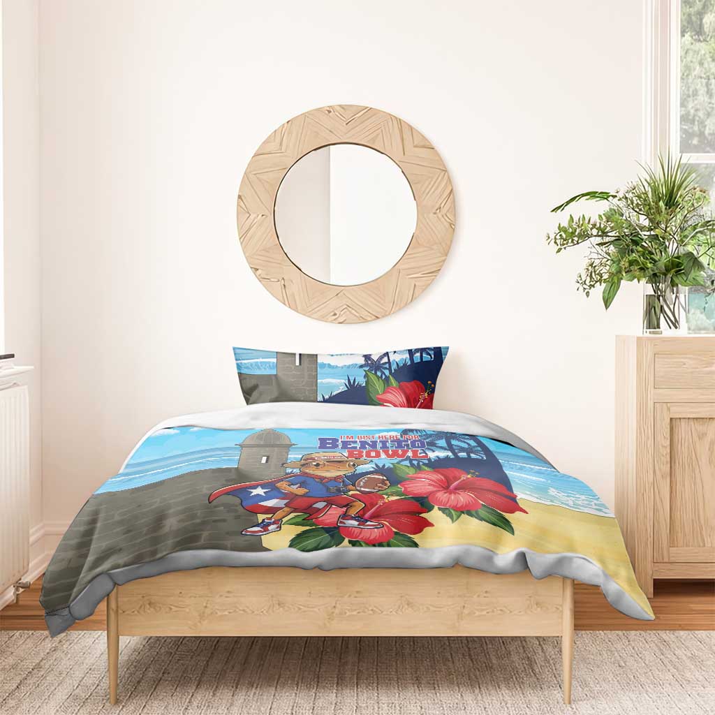 Puerto Rico Coquí Frog Bedding Set Benito Bowl Halftime Show