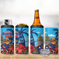 Puerto Rico Coquí Frog 4 in 1 Can Cooler Tumbler Benito Bowl Halftime Show