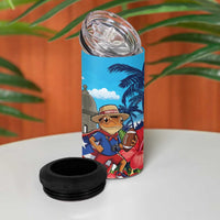 Puerto Rico Coquí Frog 4 in 1 Can Cooler Tumbler Benito Bowl Halftime Show