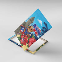 Puerto Rico Coquí Frog Canvas Wall Art Benito Bowl Halftime Show