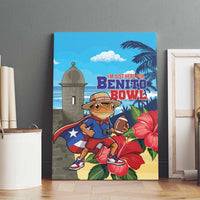 Puerto Rico Coquí Frog Canvas Wall Art Benito Bowl Halftime Show
