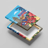 Puerto Rico Coquí Frog Canvas Wall Art Benito Bowl Halftime Show