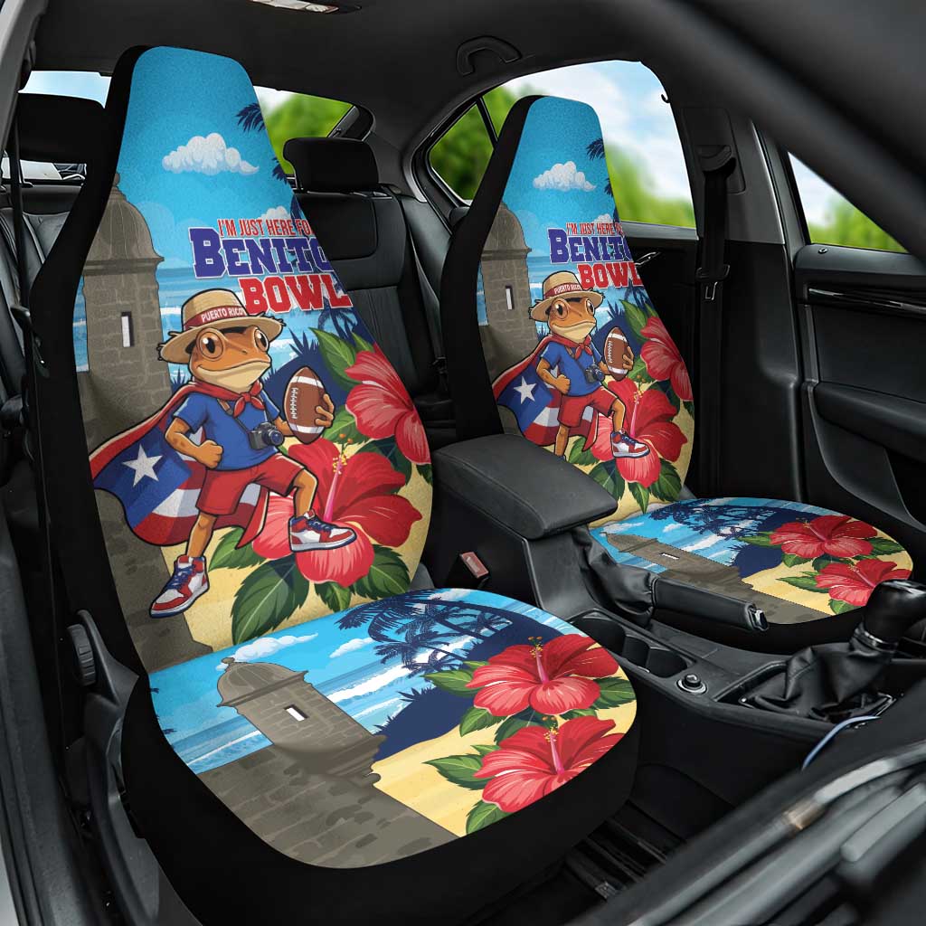 Puerto Rico Coquí Frog Car Seat Cover Benito Bowl Halftime Show