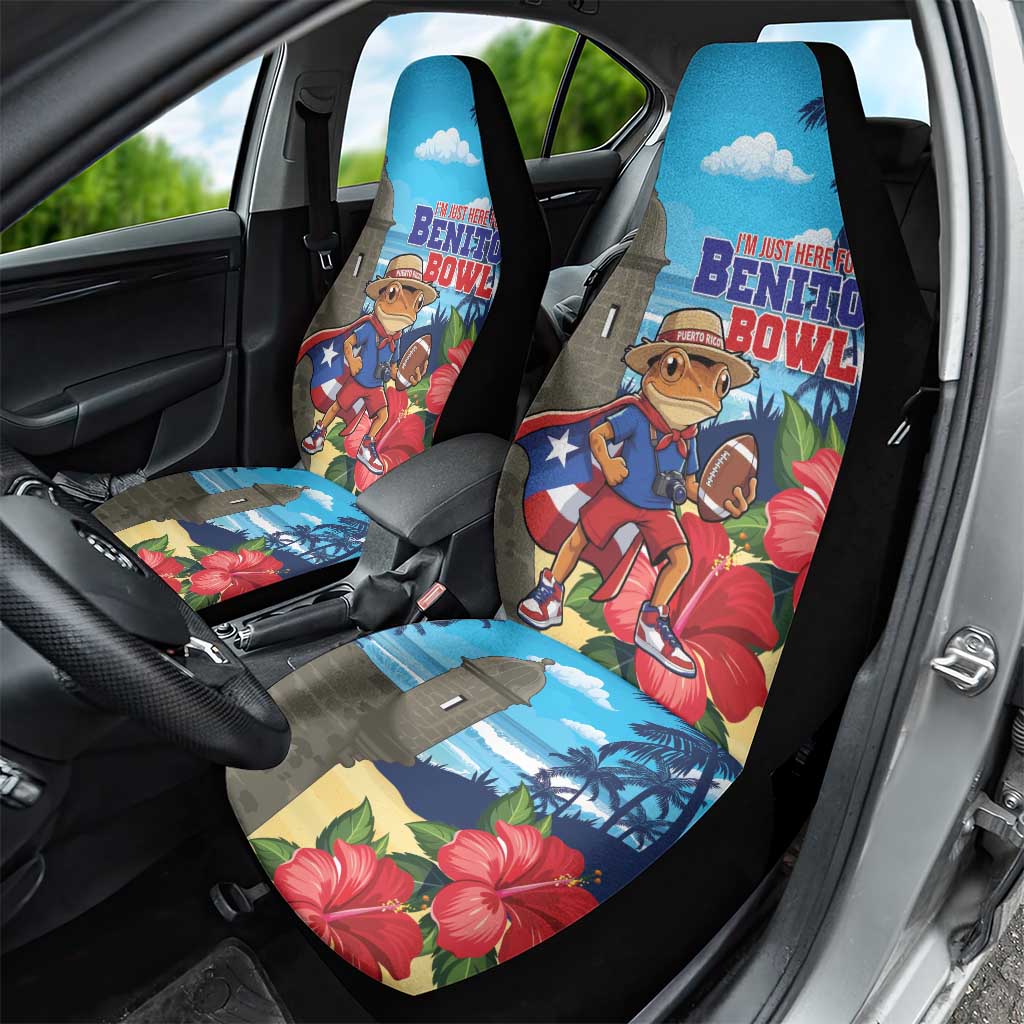 Puerto Rico Coquí Frog Car Seat Cover Benito Bowl Halftime Show