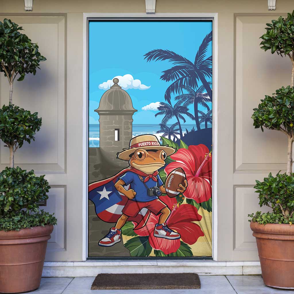Puerto Rico Coquí Frog Door Cover Benito Bowl Halftime Show