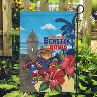 Puerto Rico Coquí Frog Garden Flag Benito Bowl Halftime Show