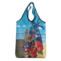 Puerto Rico Coquí Frog Grocery Bag Benito Bowl Halftime Show
