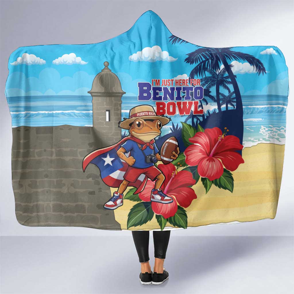 Puerto Rico Coquí Frog Hooded Blanket Benito Bowl Halftime Show