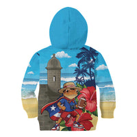 Puerto Rico Coquí Frog Kid Hoodie Benito Bowl Halftime Show