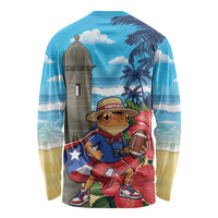 Puerto Rico Coquí Frog Long Sleeve Shirt Benito Bowl Halftime Show