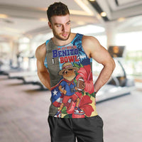 Puerto Rico Coquí Frog Men Tank Top Benito Bowl Halftime Show