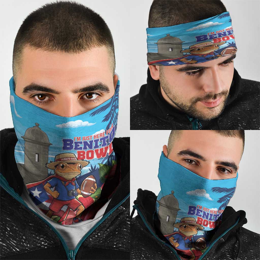Puerto Rico Coquí Frog Neck Gaiter Benito Bowl Halftime Show