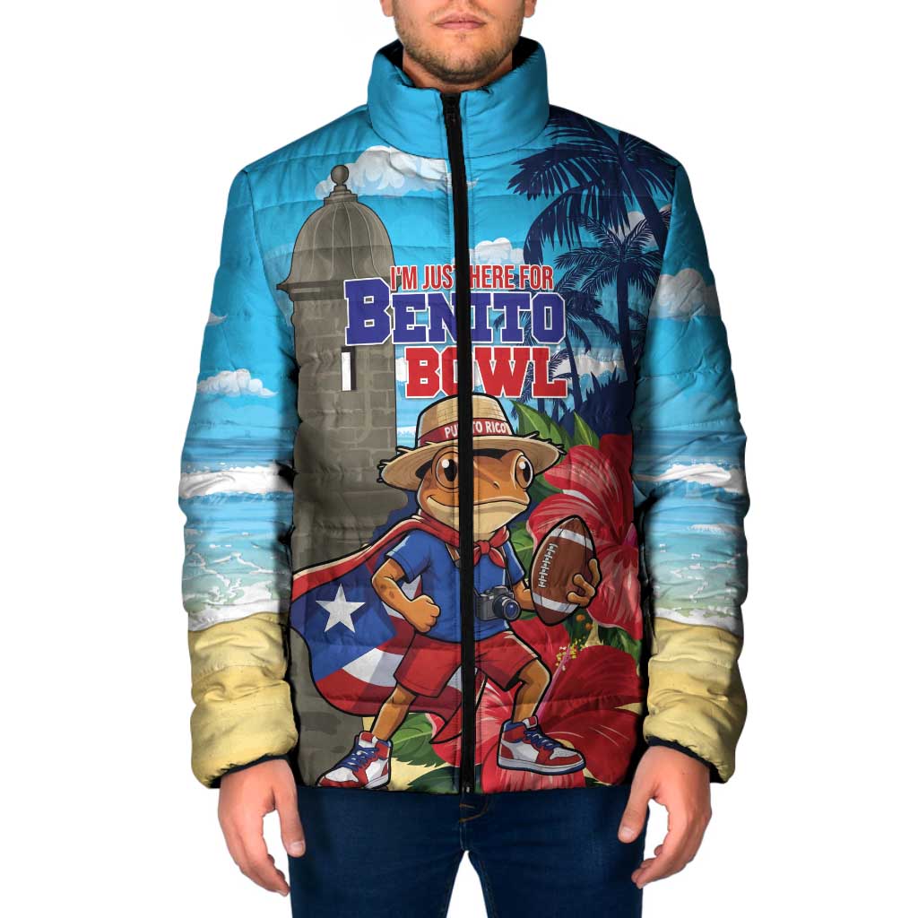 Puerto Rico Coquí Frog Padded Jacket Benito Bowl Halftime Show