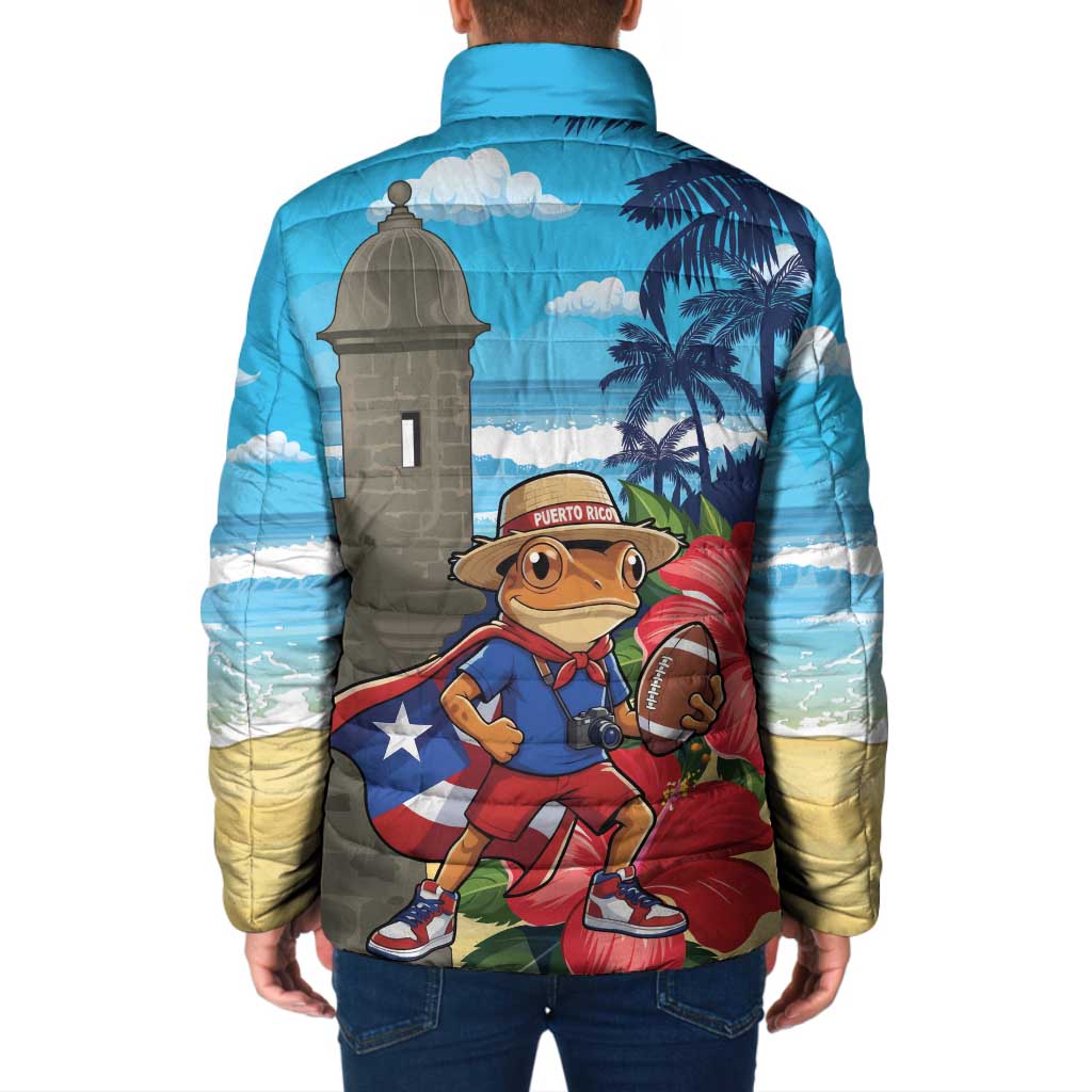 Puerto Rico Coquí Frog Padded Jacket Benito Bowl Halftime Show