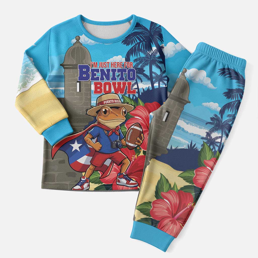 Puerto Rico Coquí Frog Pajama Set Benito Bowl Halftime Show